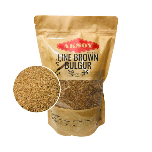 Fine brown bulgur wheat - brown,