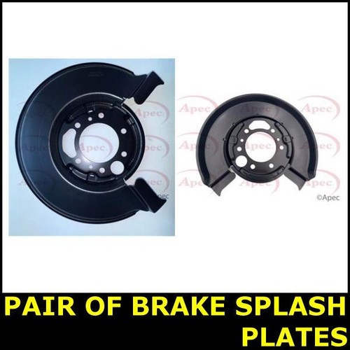 Pair brake cover - brake, plate