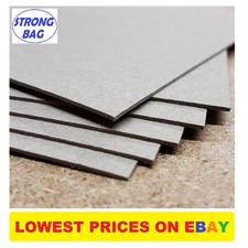 Greyboard Thick Cardboard Sheets A5 A4 A3 A2 Grey Cards Backing Back Board Mount