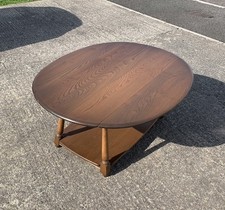 Ercol Dark drop leaf extending