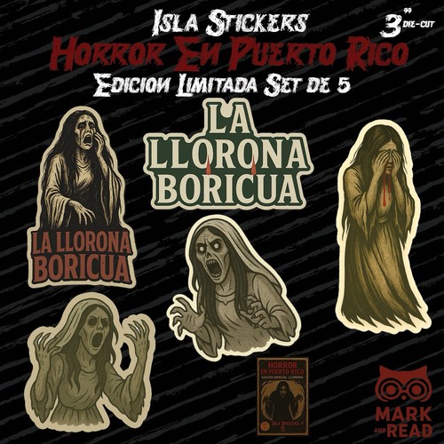 Set isla stickers - of,