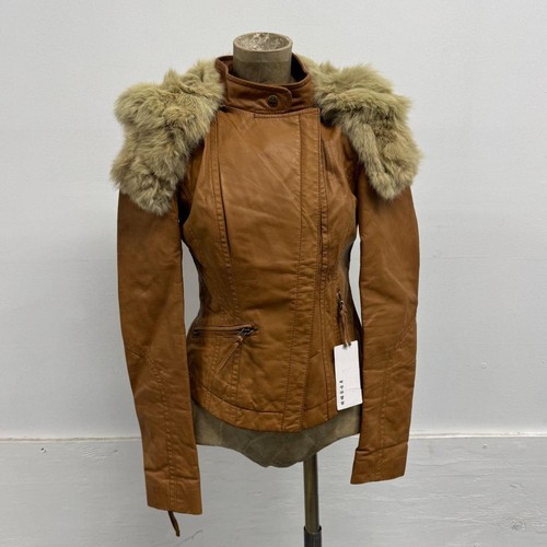 Vintage tan rabbit fur split - vintage,