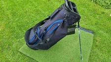 Lightweight Golf Bag NAVY Dual Cart / Stand Carry 4 way dividers PGA Pro Seller