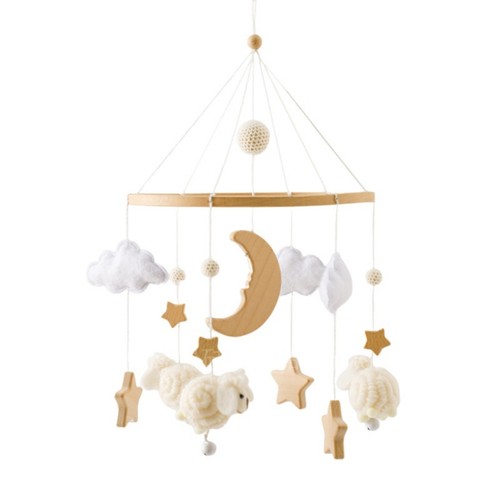 Nursery mobile with wooden - mobile,