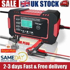Car Battery Charger 12V 6A Fast Charger Automatic Smart Pulse Repair AGM/GEL UK