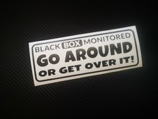  BLACK BOX MONITORED New Driver Funny Car/Window/Bumper Vinyl Sticker/Decal