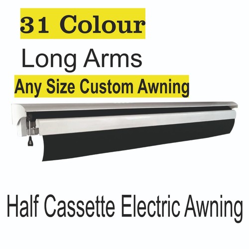 Half cassette electric awning - half,
