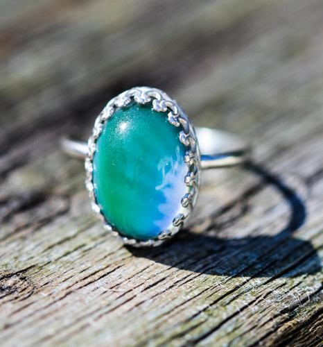 Mood ring handcrafted 925 - ring, handcrafted 