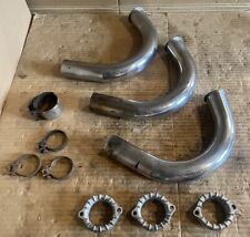 Kawasaki H1 500 Exhaust Front Pipes & Clamps Original 1969 - 1972 Genuine Oem