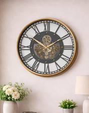 Large Steampunk Wall Clock