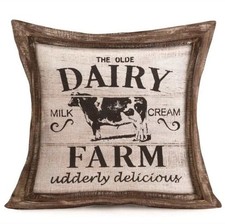 DAIRY FARM COW Cushion Cover
