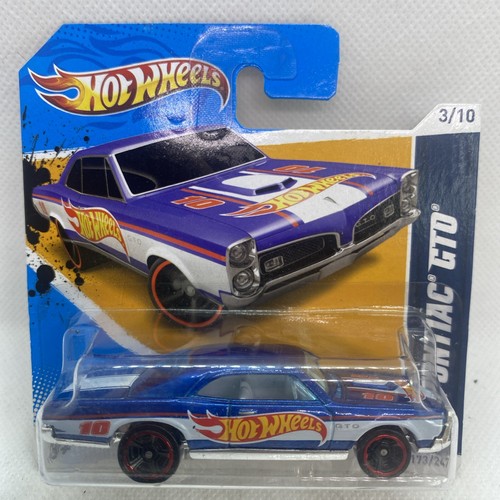 Hot wheels pontiac gto blue - wheels, 67
