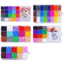 Hama Beads with Pegboards Ironing Paper Colorful Fuse Beads Kit Beading Kit