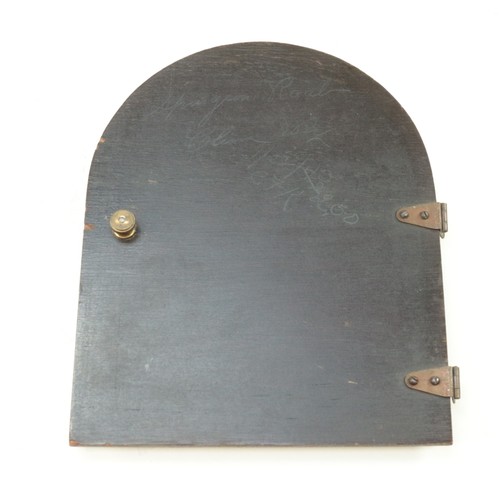 Wooden back door - door, 7-1/2