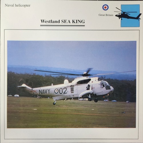 Westland sea king helicopter - sea,