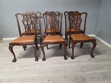 Antique Set of 6 Mahogany