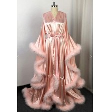 SEXY WOMENS' Satin Feather