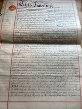 1925 Indenture b/w William Dean & Emma Thornton of Nelson, Lancashire