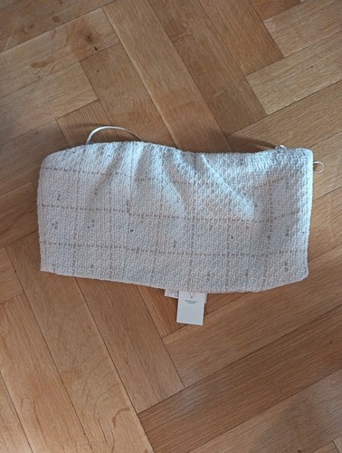 Zara sparkly crop top - sparkly, xs