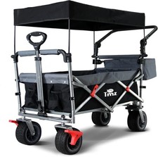 Folding Handcart w/ Roof 120kg