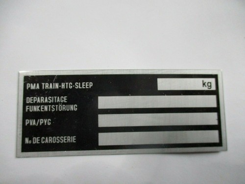 Nameplate apal buggy kitcar - apal,