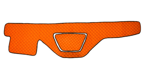 Orange dashboard panel mats - panel,