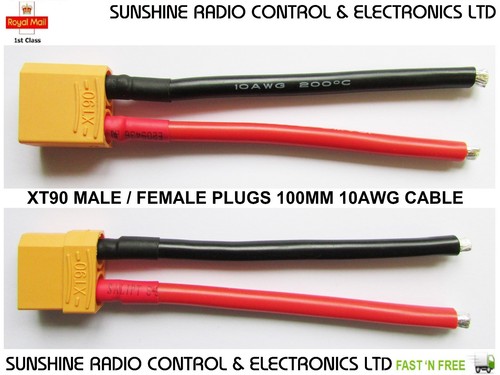 Xt90 connectors 10awg - rc,