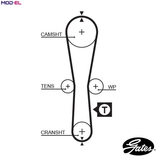 Timing belt 5454xs for - 5454xs, renault