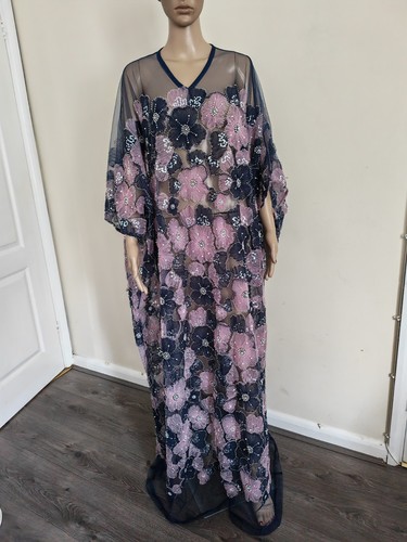 Luxury lace bubu dress rich - luxury,