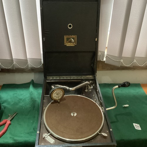 Hmv vintage black - black, cased