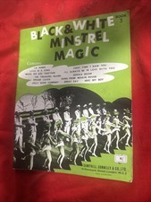Book 3 Black And White Minstrel Show Music Book, Good Condition.