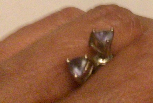 Tanzanite trillion cut