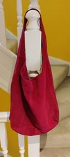 Women's Italian Fuchsia Suede