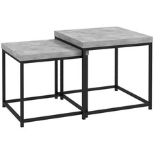 HOMCOM Nest of Coffee Tables