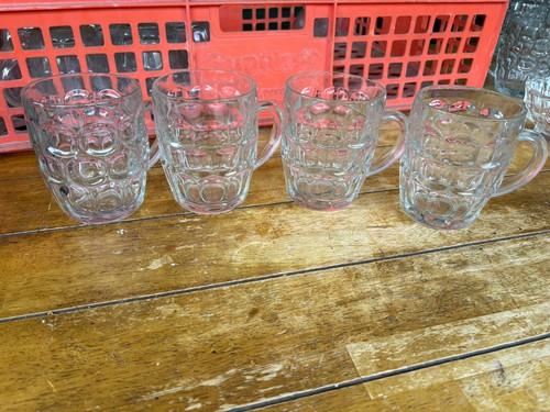 Vintage ravenhead beer glass - glass, x