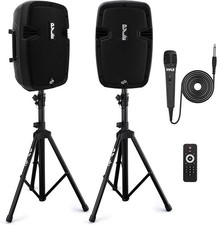 Pyle Portable PA System with Wireless Microphone