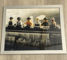 Lego Lunch Atop a Skyscraper