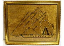 19th CENTURY WOVEN WOOLWORK