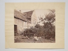 Thatched Roof Rural Farmhouse c1870s East Midlands Possibly Leicestershire 