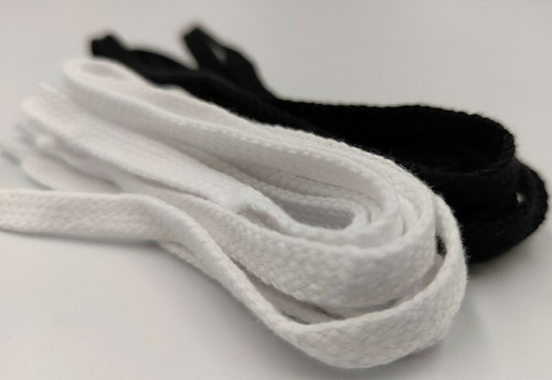 Flat shoelaces durable 8mm - flat,