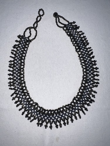Beaded lace handmade - lace, costume