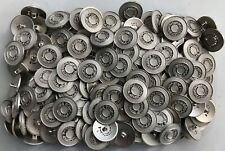 18mm 23mm Aged Silver Filigree Dot Work Metal Shank Buttons Button MB33A MB33B X