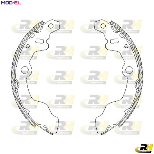 Brake shoe 4164 - 4164.00, for