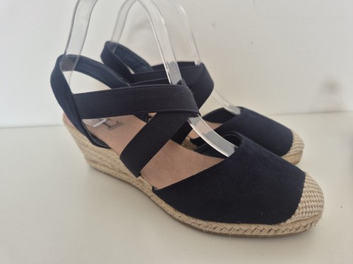 Ladies navy blue closed toe - ladies,