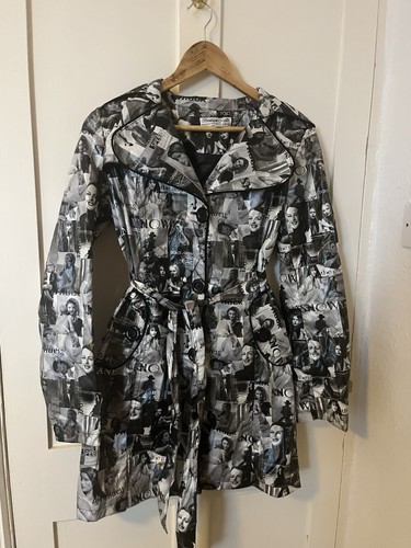Short belted coat black - coat-, black/