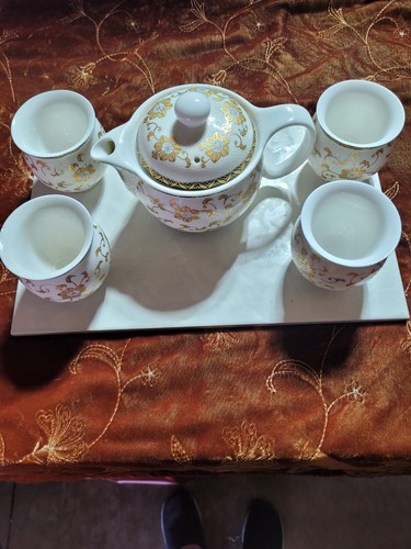 Vintage porcelain tea sets - porcelain,