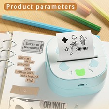 Mini Sticker Printer Portable Sticker Maker for Journal Study Notes Pictures