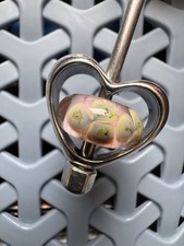 Trollbeads In Your Heart Silver Pendant Bead, Necklace/ Bracelet BNWOT RRP £60