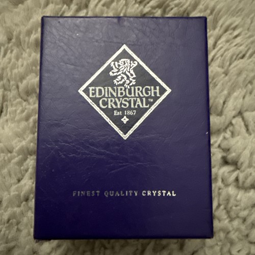 Edinburgh crystal mini clock - mini,