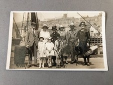 SCARBOROUGH family group vintage 1920s real photo original RPPC postcard